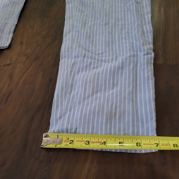 House of Harlow x Revolve White and Blue Devi Stripe Jumpsuit Small - Picture 13 of 14